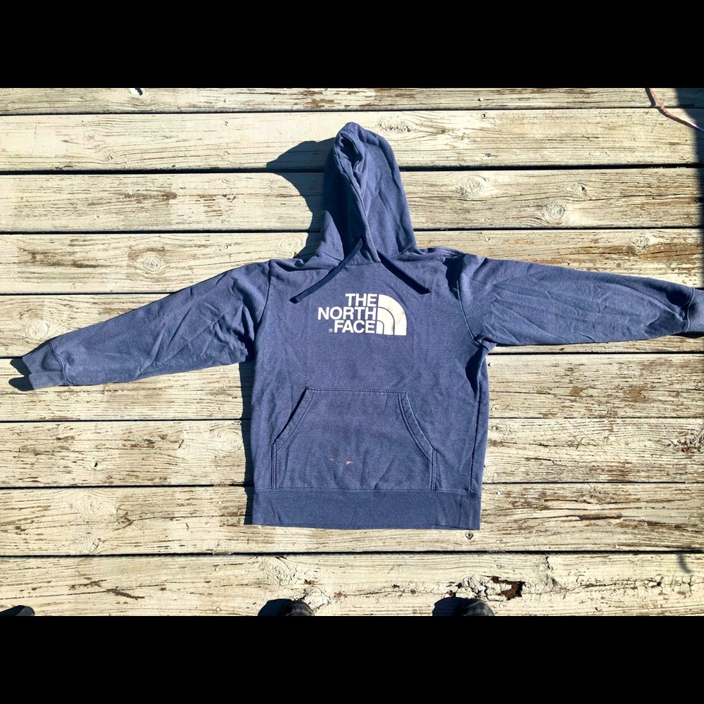 The North Face Blue Hoodie Size Med